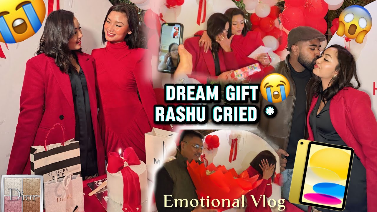 Rashu lai SURPRISE DREAM GIFT IPAD😱|| EMOTIONAL 23rd BIRTHDAY VLOG❤️!!!! 