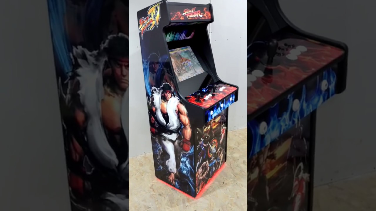 Street Fighter classic arcade machine cabinet