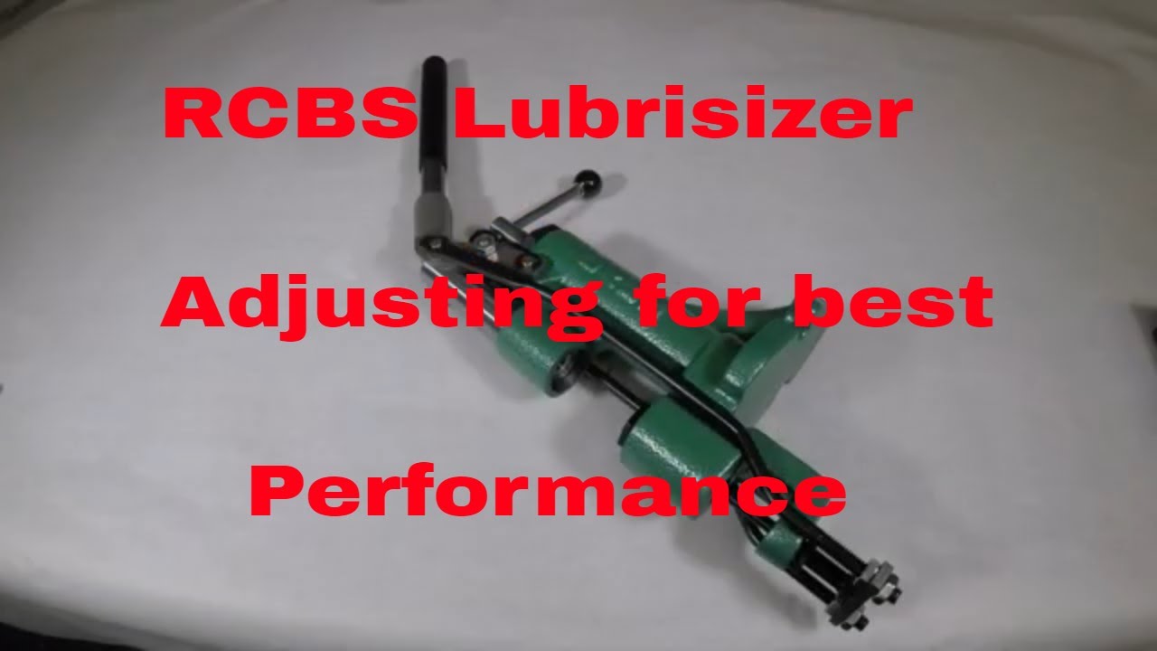 Setting up and Adjusting RCBS Lubrisizer: Lead Hardness Testing
