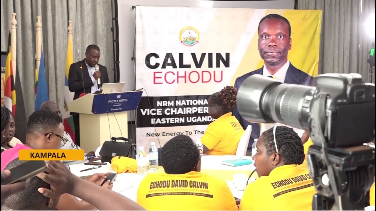 NRM party CEC elections - Echodu David Calvin contesting for Vice Chairperson Eastern region.