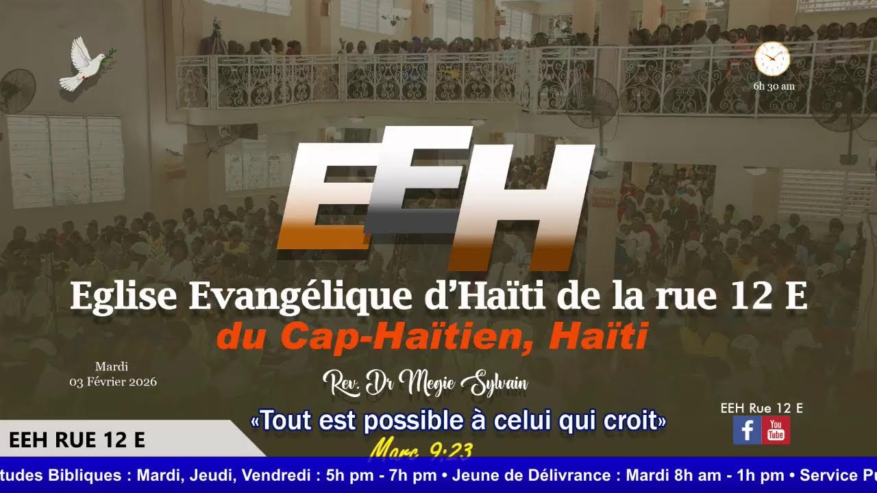 🔴Live services  Jeune d'adoration et louange  | 03 Février  2026 | CAP-HAITIEN, HAITI.