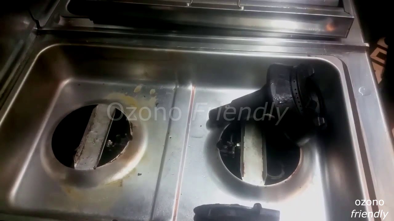 Desinfección y limpieza de hornillos con ozono friendly