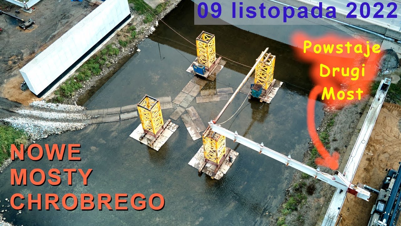 Budowa - Nowe Mosty Chrobrego - 09 Listopada 2022 - Wrocław Swojczyce