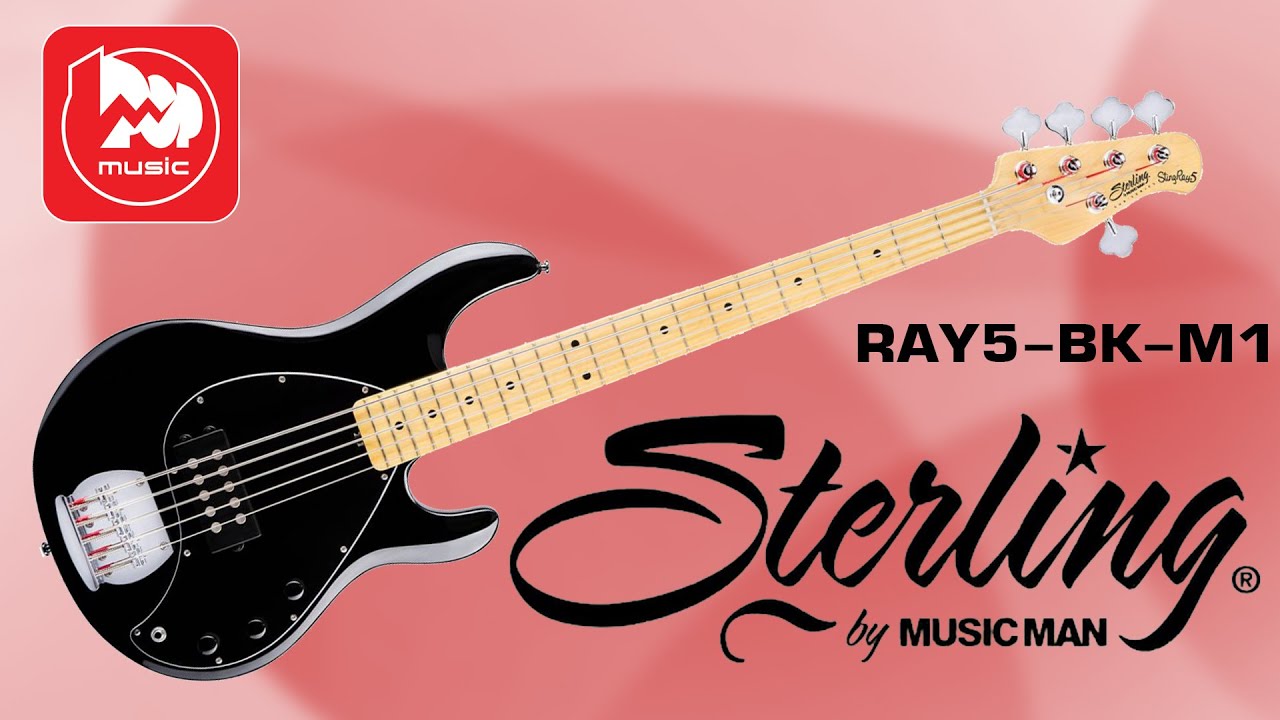 Бас-гитара 5 струн STERLING RAY5 BK M1 (аналог Music Man)
