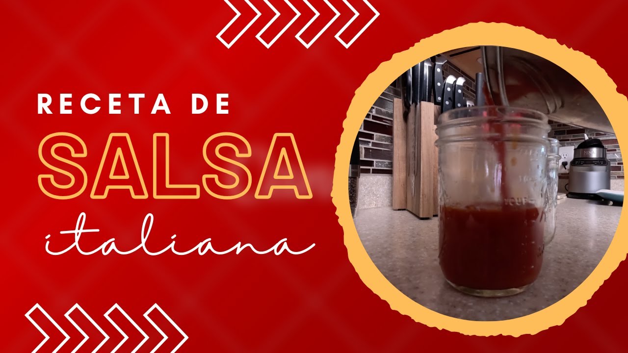 Receta de Salsa Italiana para Pastas 😋🍅🧅🧄🙌🏻