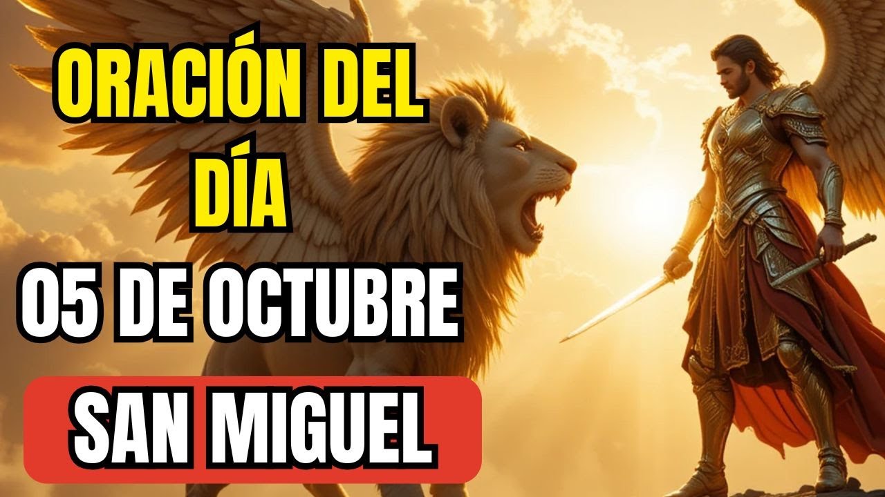 ¡San Miguel levantará su espada para protegerte de todo enemigo! Reza ahora