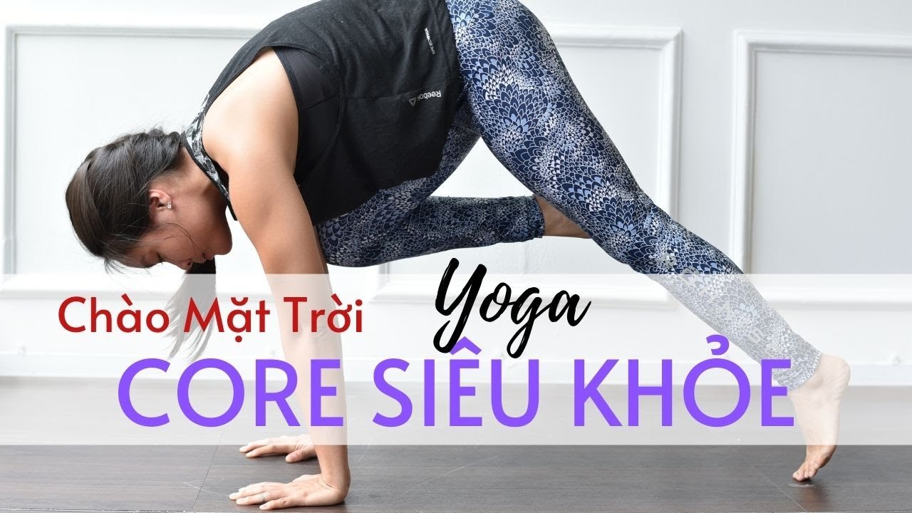 CORE Yoga 15 Phút | Chào Mặt Trời | Siết Chặt Bụng | CORE Cho người mới #1