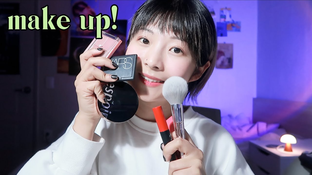 ASMR ✴︎ 화장 초보 동생에게 해주는 메이크업+꿀팁💘 make up RP