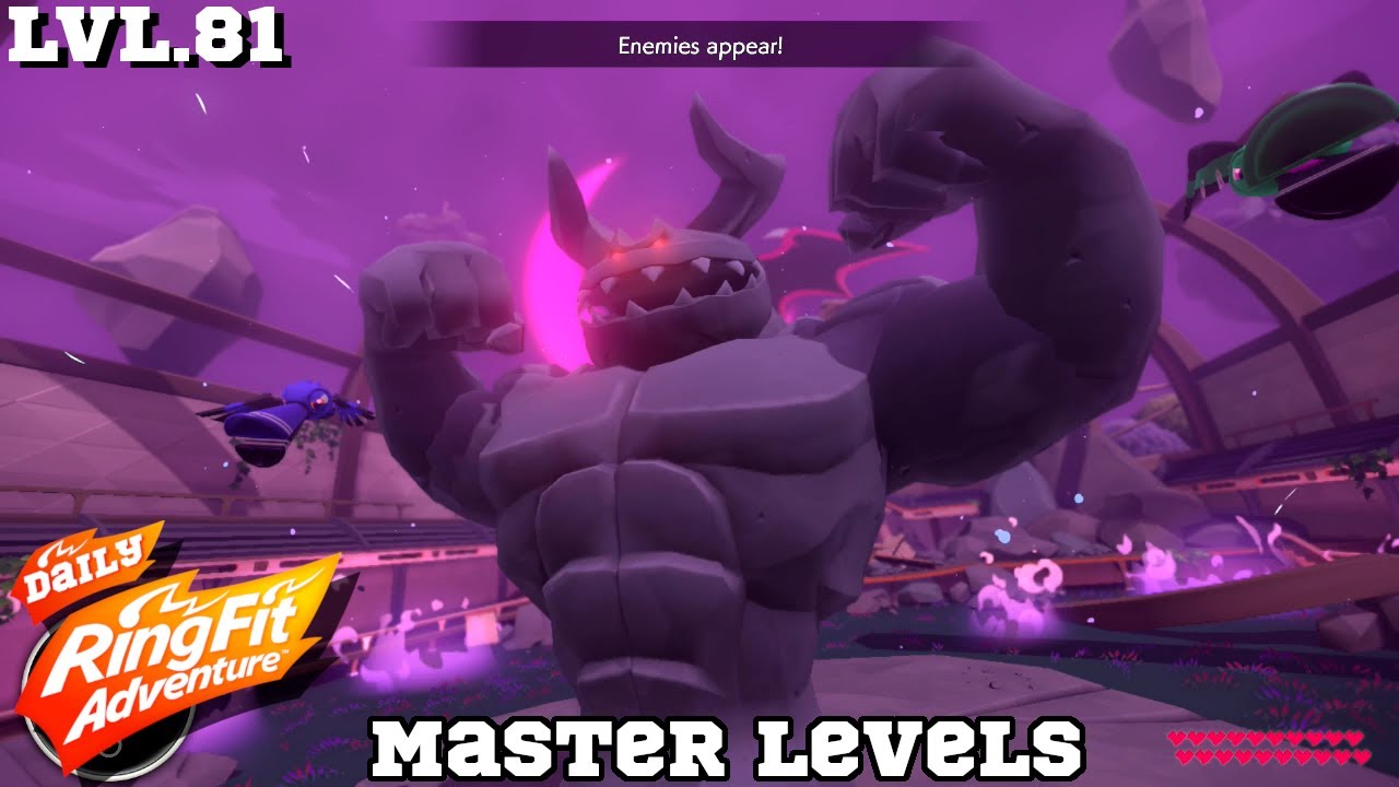 MASTER Lvl.81 Fake Dragaux Stadium Three | DAILY Ring Fit Adventure - No Commentary