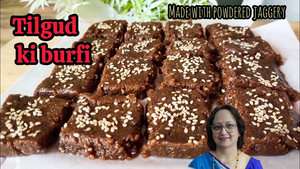 Til Jaggery Barfi Recipe | Sesame Peanut Barfi | Til Jaggery Gajak Barfi