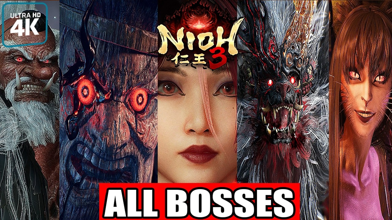 NIOH 3 - All Bosses + Ending 2026 (With Cutscenes) 4K 60FPS UHD PC