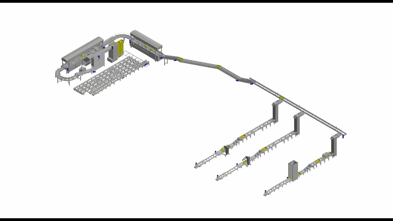 Crate wash, storage and distribution