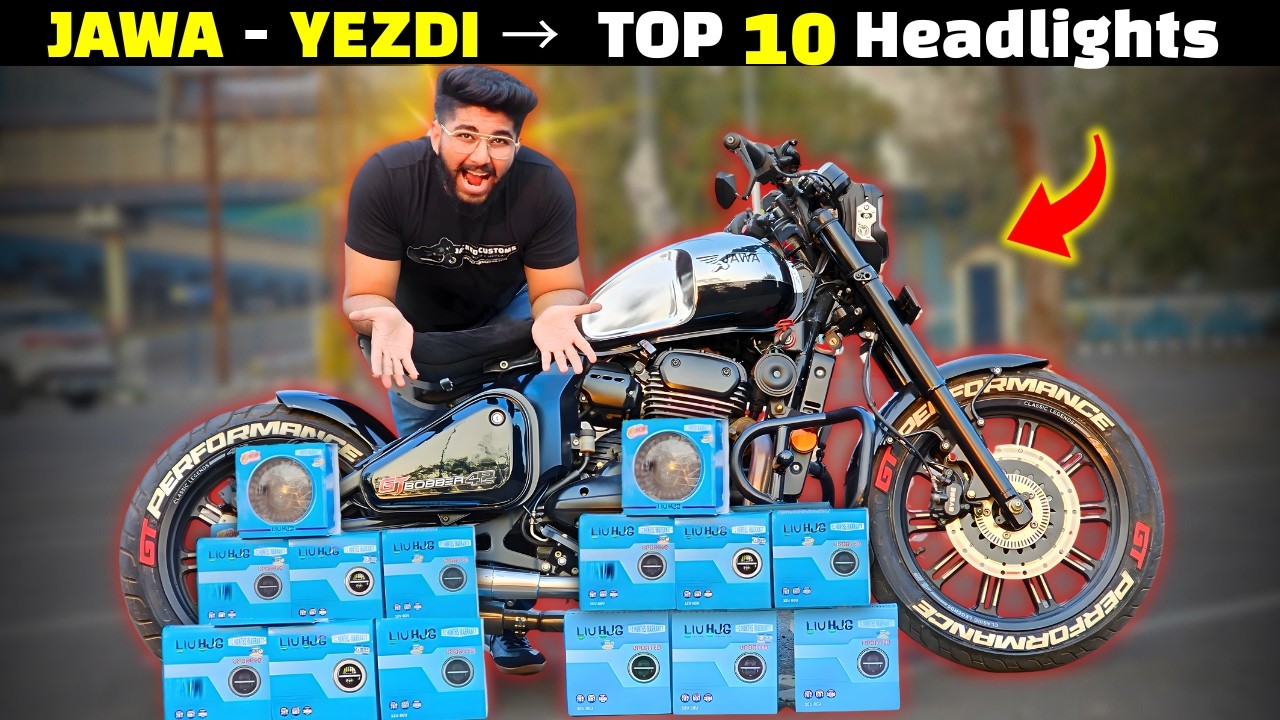 Best Headlights for JAWA • YEZDI | Ultimate Comparison | (42 Bobber • Roadster • 42 FJ) 🔥💡
