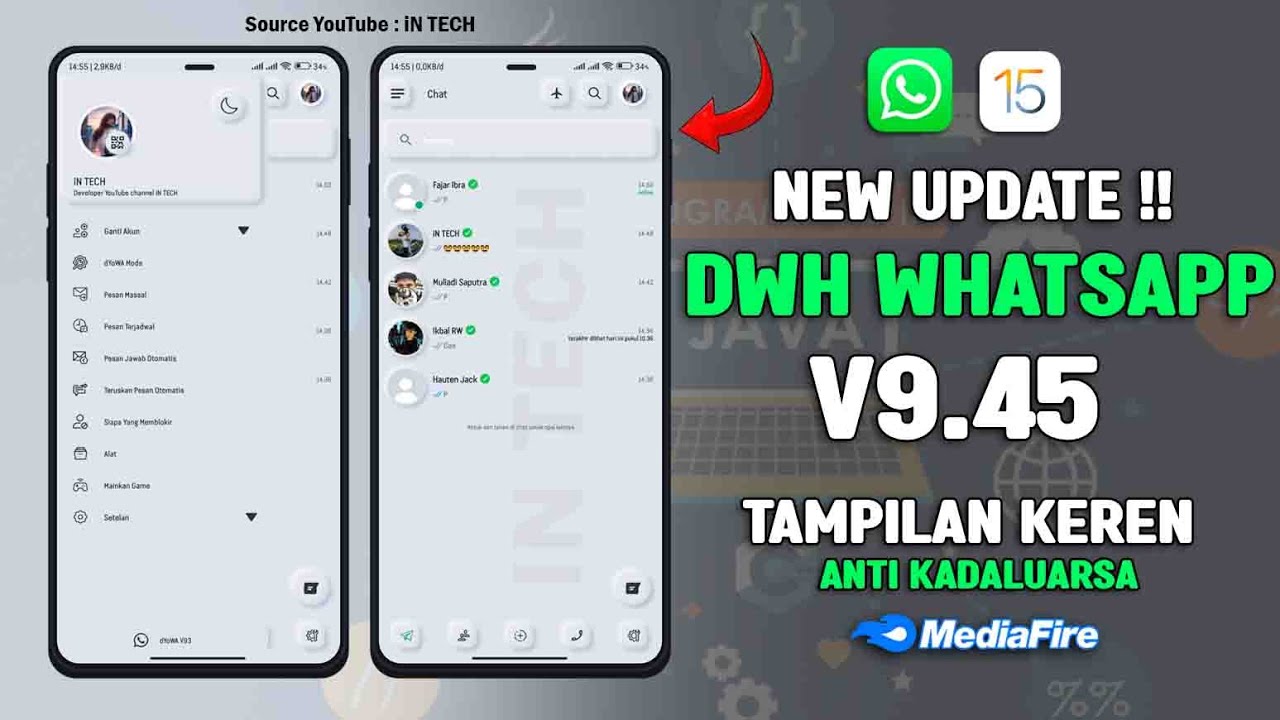 ✅DWH WHATSAPP V9.50 TERBARU 2023 || DWH WA FITUR ANIMASI -B0M CHAT