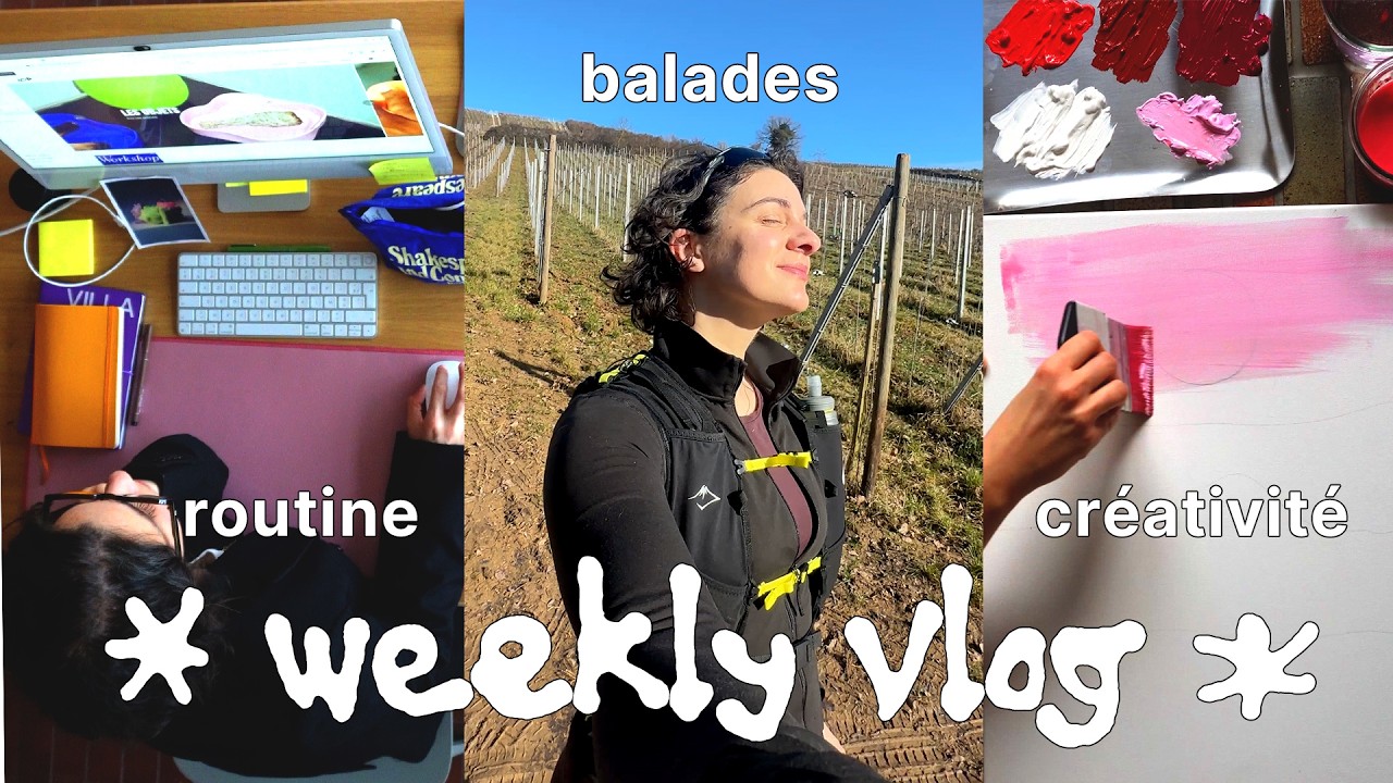 Ma routine 🩷 créativité + nature