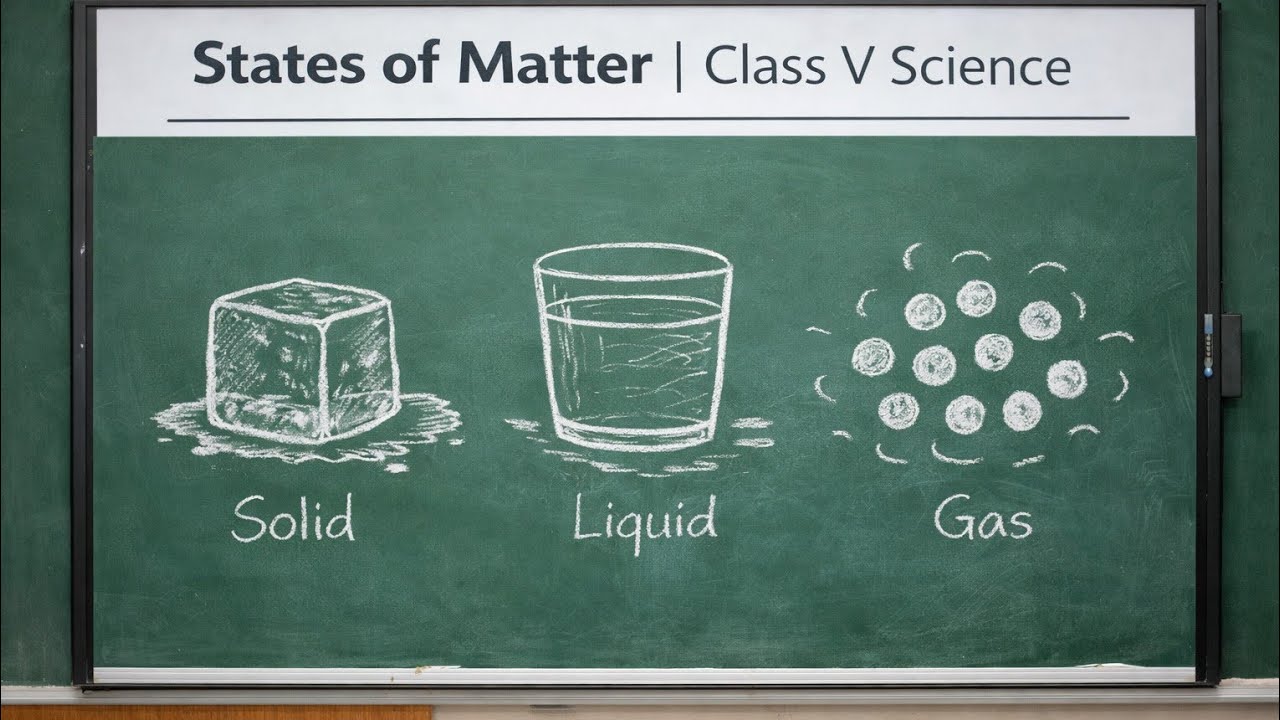 States of Matter(Solid, Liquid and Gas)| ICSE Std V Science