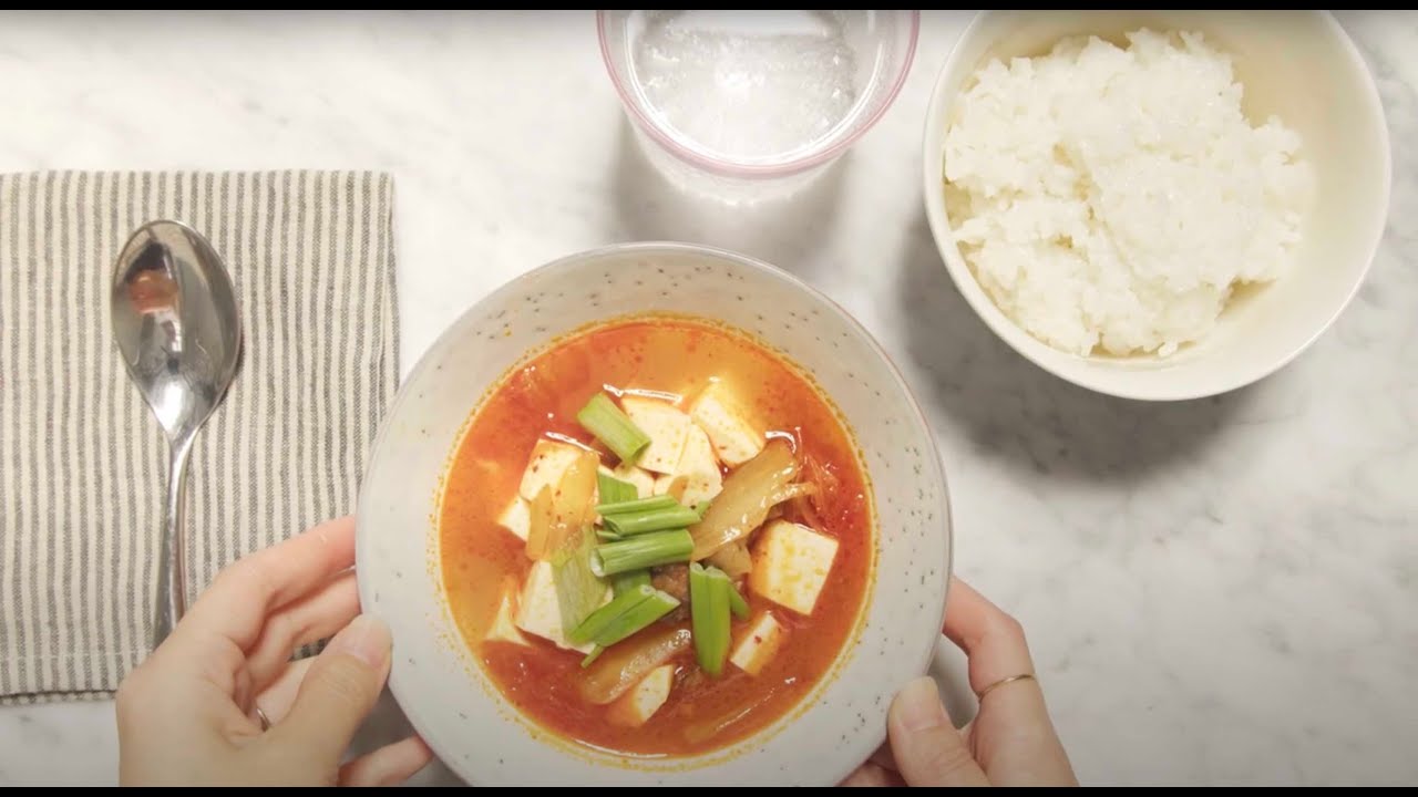 [No Music] Homemade Kimchi Stew