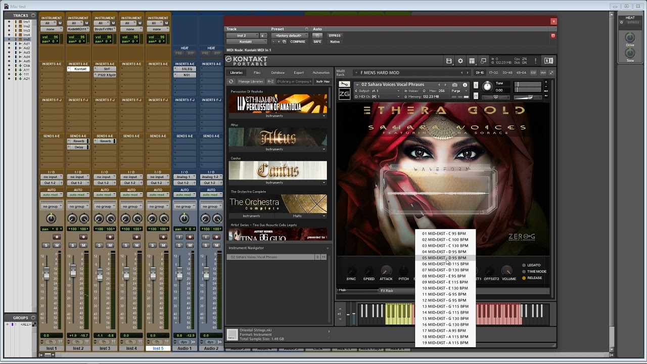 مكتبة ethra Gold  zero-G رائعة جداً  للكونتاكت for kontakt