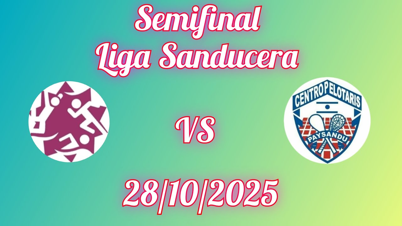 Semifinal Plaza vs Pelotaris Primer Set. Liga Sanducera 28/10/2025