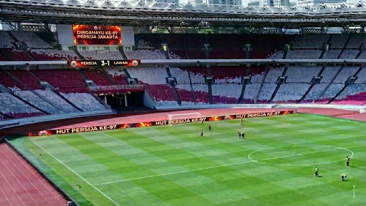 TERBARU‼️JELANG KICK OFF PERSIJA VS PSIM, RUMPUT BAGUS DIKELOLA DENGAN BAIK, STADION GBK