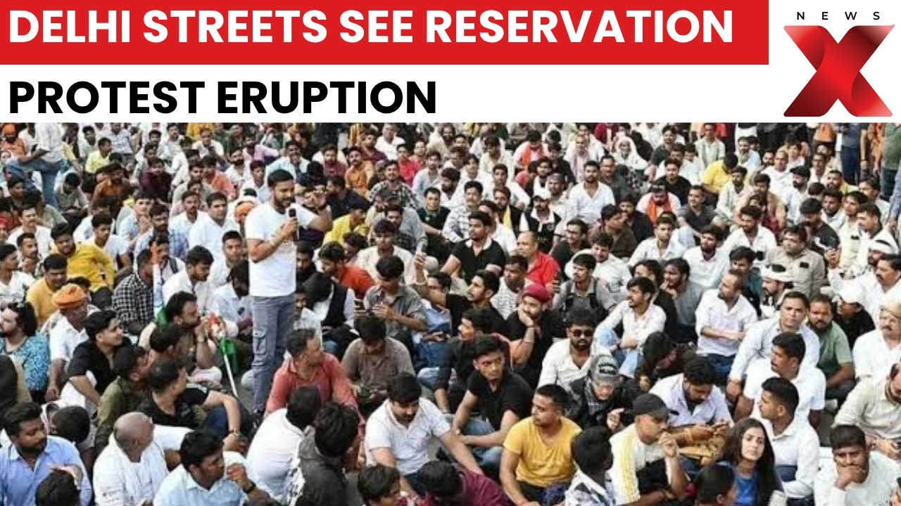 Delhi &lsquo;Reservation Hatao&rsquo; Protest: Demonstrators Take to Streets in Connaught Place