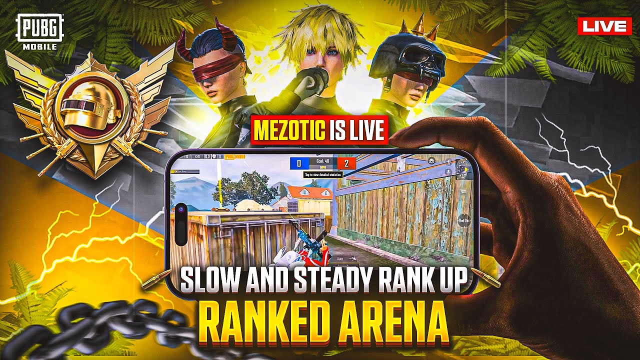 Road to Ace in arena ranked🔥/  Mezo is live 🔴