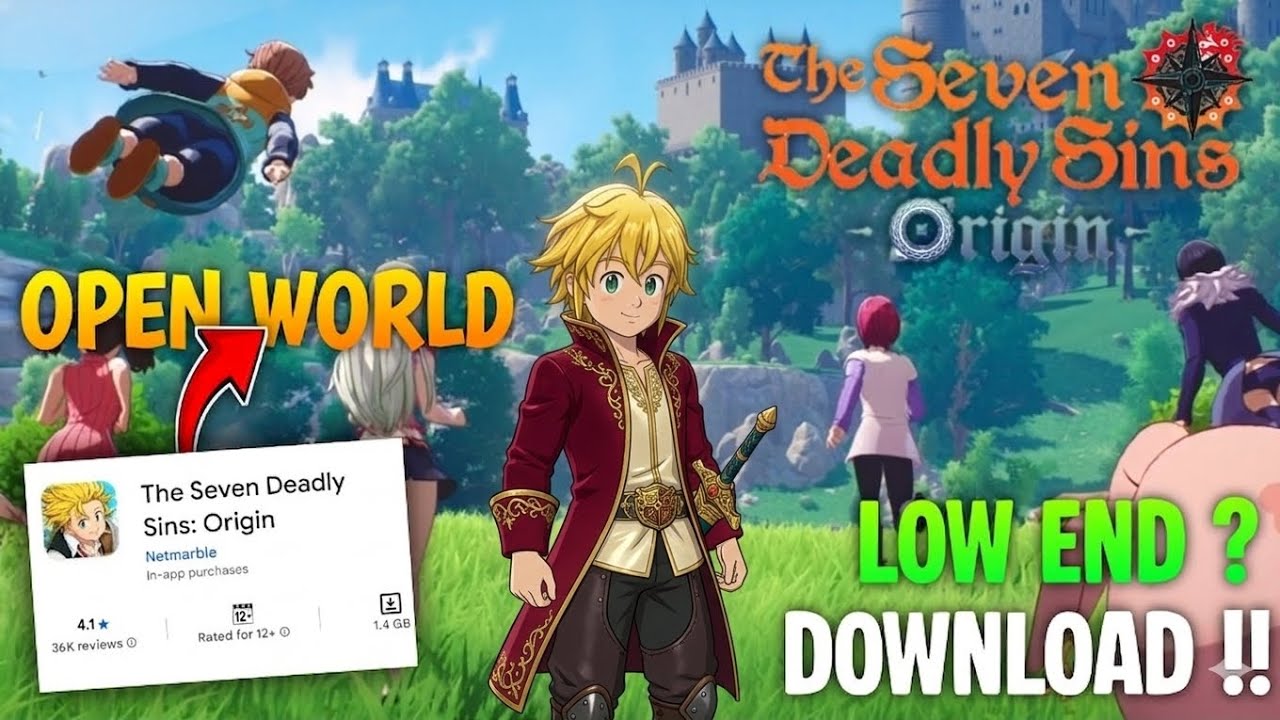 THE SEVEN DEADLY SINS ORIGIN 🤯 DOWNLOAD IN ANDROID & IOS !!