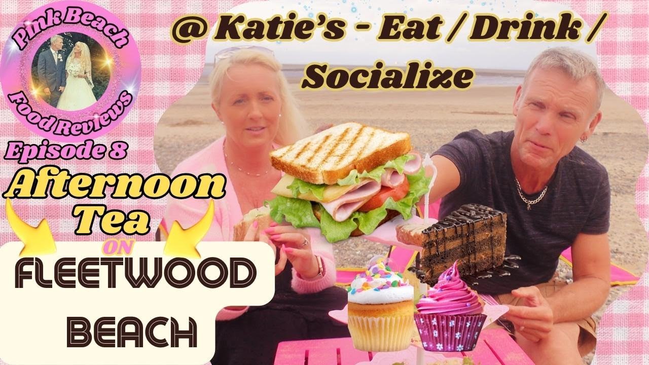 Enjoying Afternoon Tea from @Katies on Fleetwood Beach!