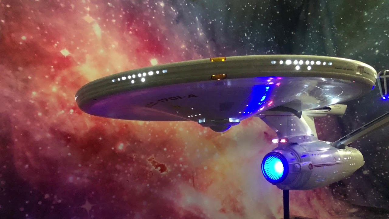 USS Enterprise 1/350 Refit scale model.