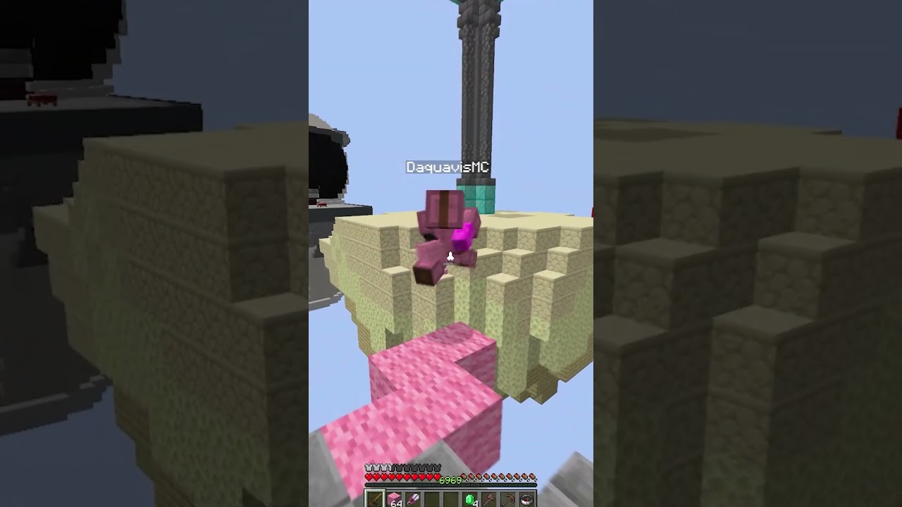 ANDROMEDA BRIDGE 💀⚡ #minecraft #shorts #bedwars