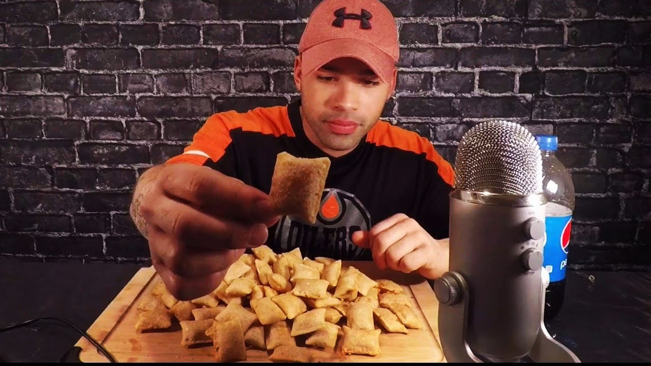 (ASMR) MUKBANG Eating Pizza Rolls | Whispering | Ramble