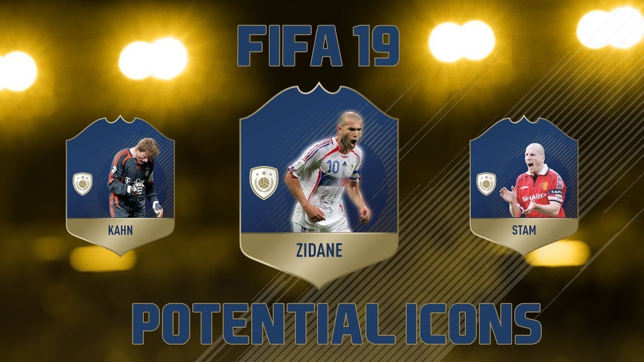 FIFA 19 :: POTENTIAL ICONS :: ZIDANE STAM & KAHN