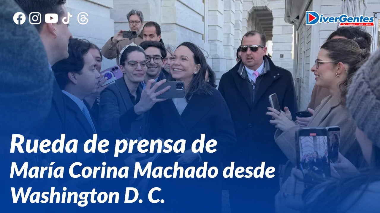 VIVO | María Corina Machado ofrece rueda de prensa EN DIRECTO desde Washington