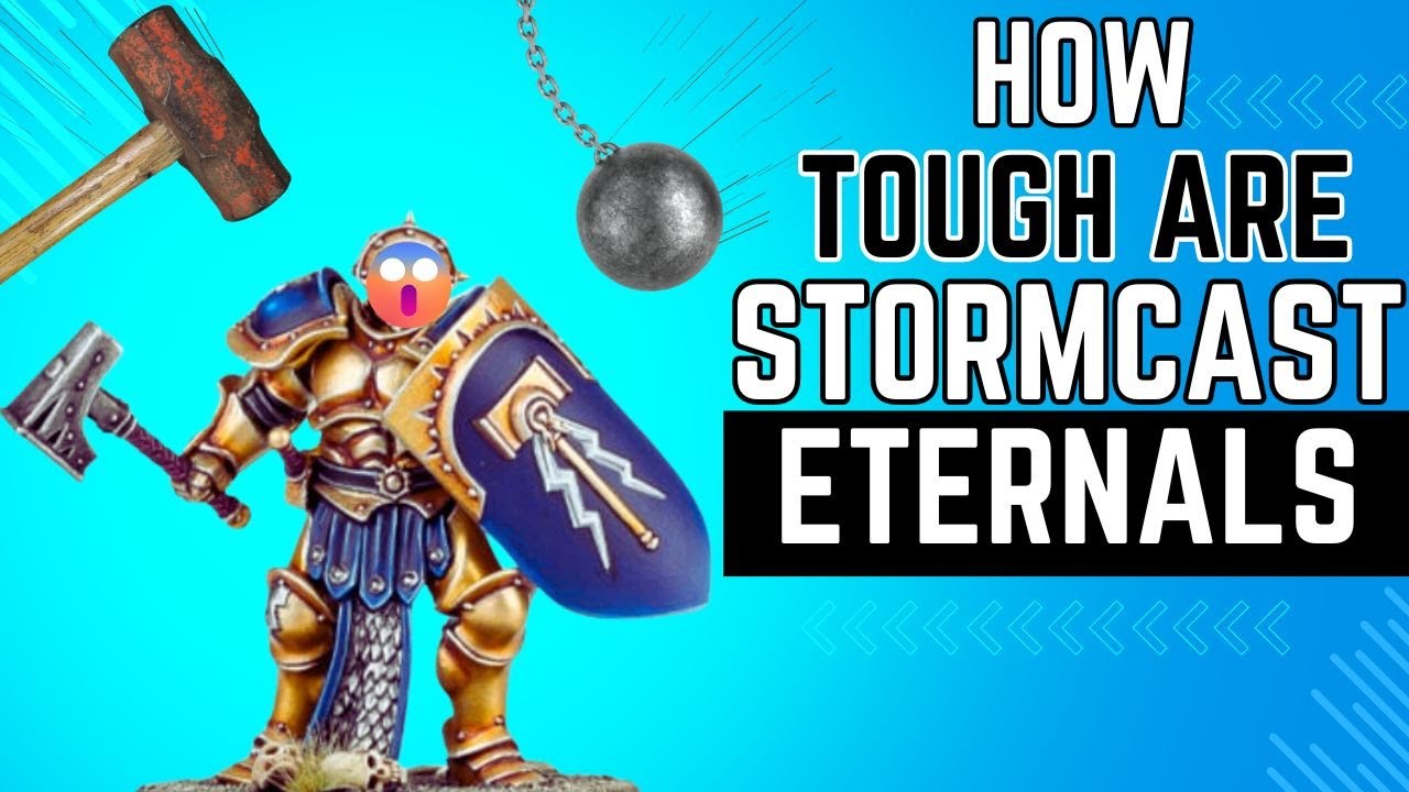 Stormcast Eternal VS Car!!! Destroying a Stormcast to see how tough they are...