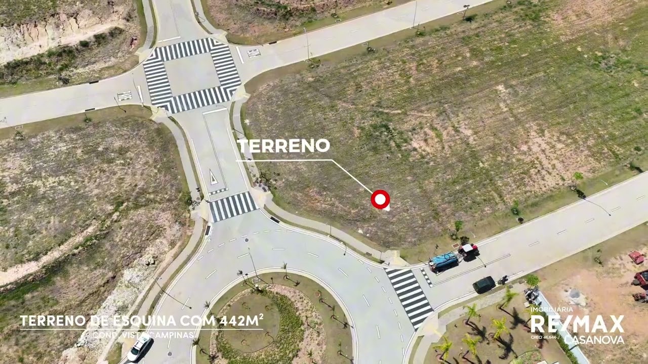 RE/MAX VENDE TERRENO - 442 M CONDOMÍNIO VISTA CAMPINAS -PISCINA - QUADRAS - ACADEMIA