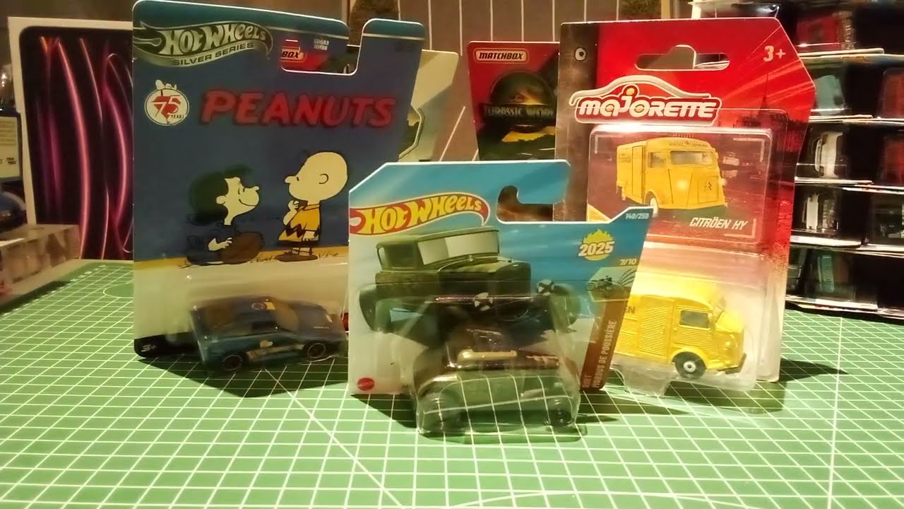 Hotwheels , Matchbox , Majorette , Peanuts , JurassicWold