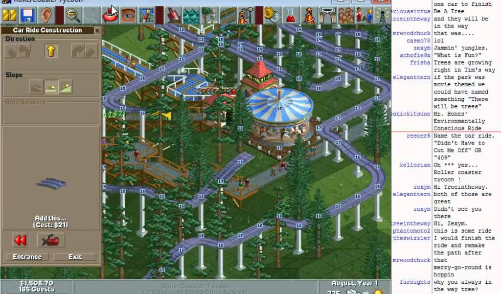 MonotoneTim Roller Coaster Tycoon!