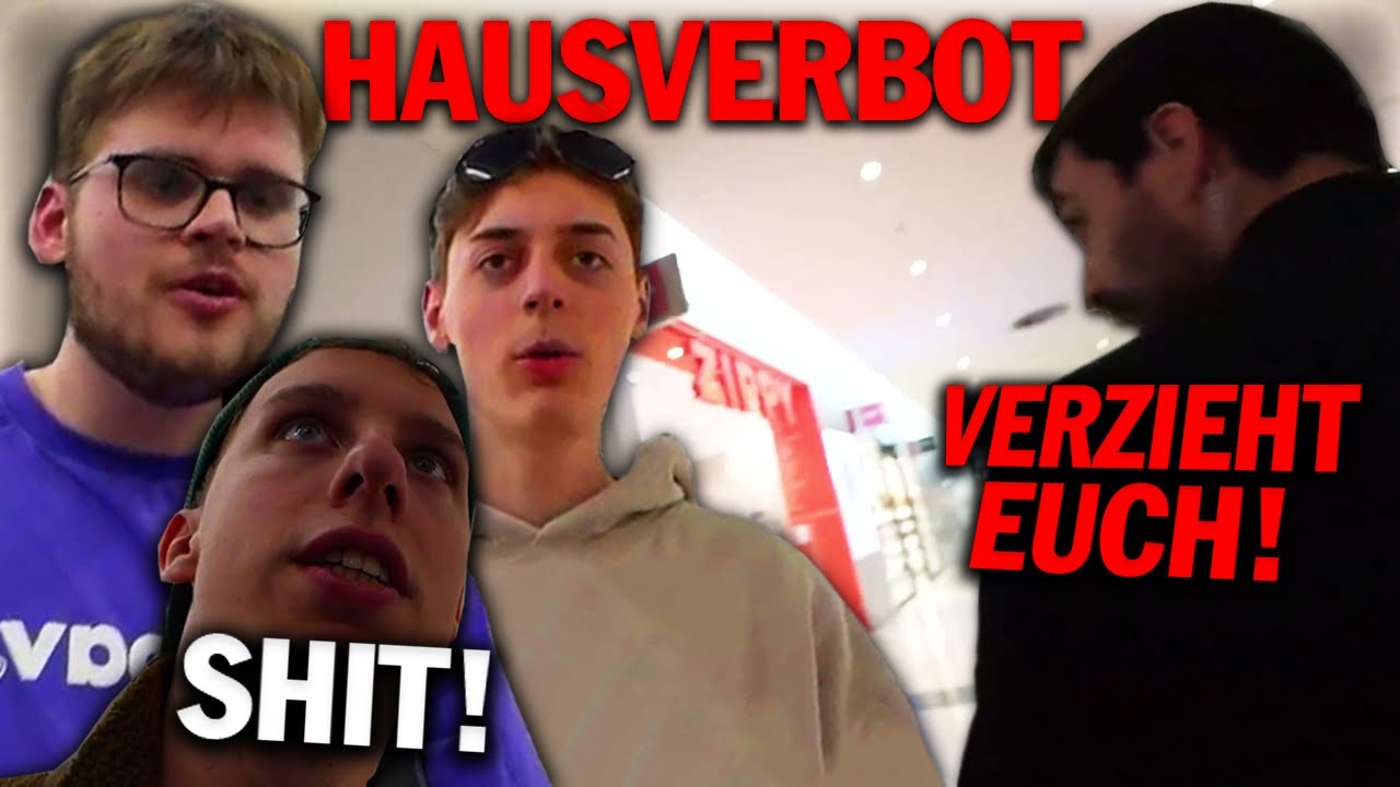HAUSVERBOT bekommen im Einkaufscenter!
