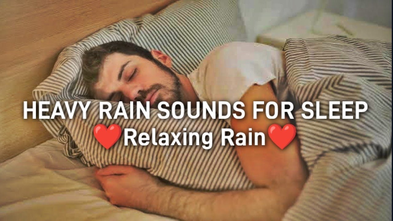 Rain and Thunder Sounds For Sleep Therapy and Relaxation ❤️