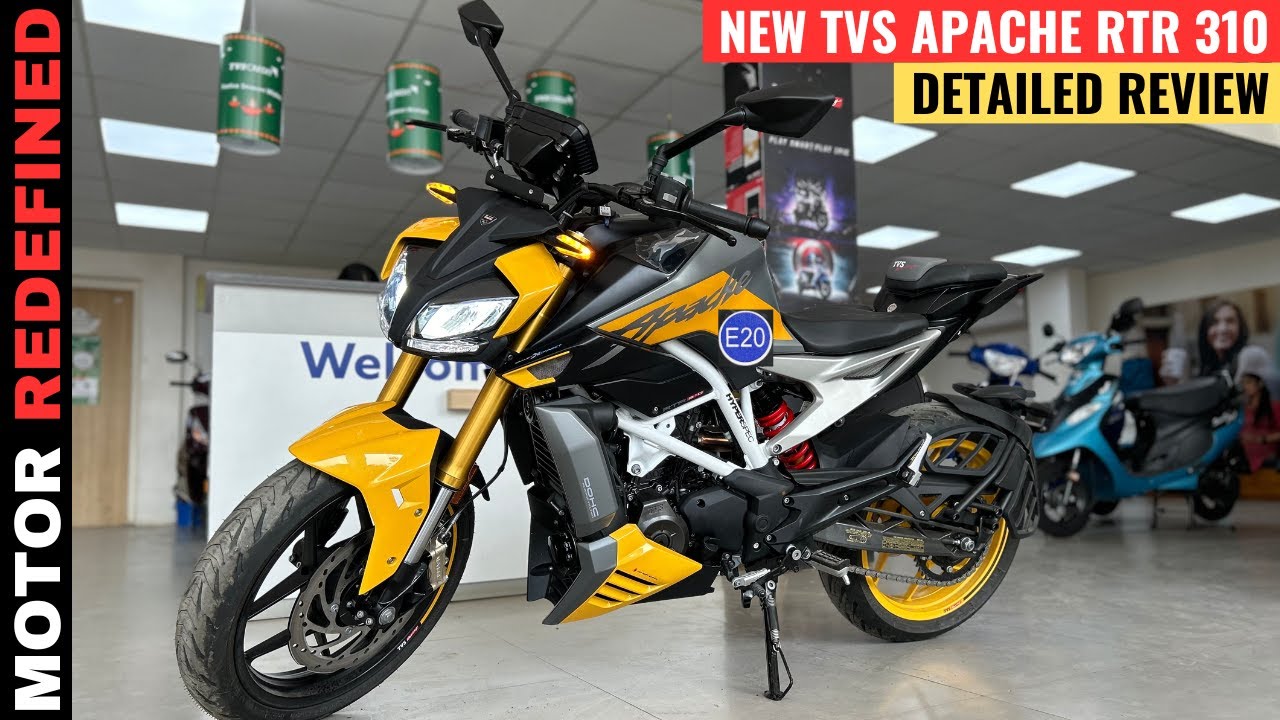 New TVS Apache RTR 310 2023 Model Review | On Road Price, Variants, Kits & Features.