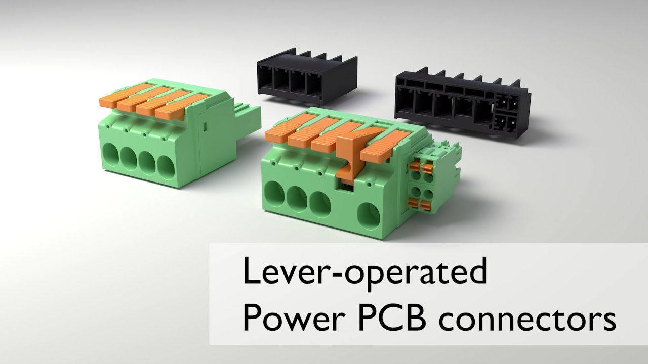 Easy electrical connection with the PCB connectors by PHOENIX CONTACT