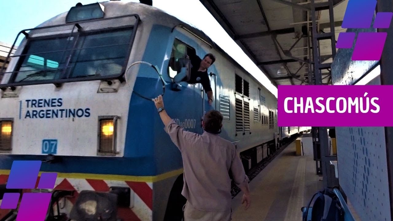 ASI SE CANJEA EL ARO DEL FERROCARRIL en ARGENTINA | Estación CHASCOMÚS 2022