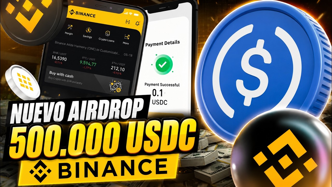 NEW USDC AIRDROP on BINANCE | EARN USDC on BINANCE by FOLLOWING THESE STEPS