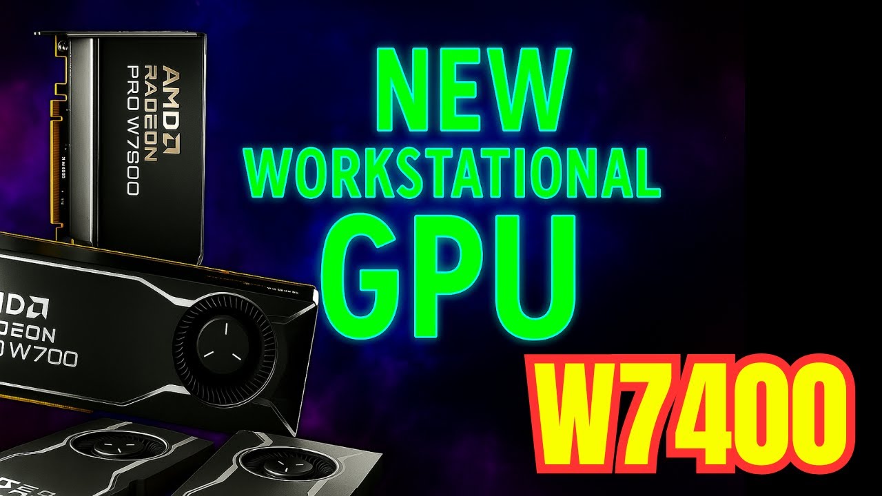 AMD New Workstation GPU W7400 In 2025?