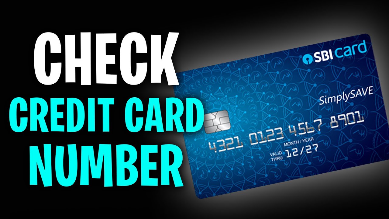 How to Know/Check Your SBI Credit Card Number (2026)