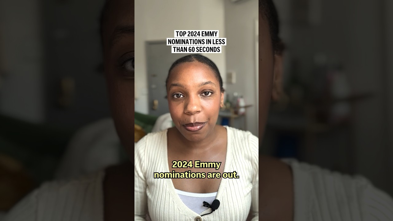 Top 2024 Emmy nominations in less than 60 seconds