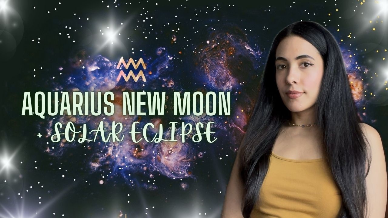 New Moon in Aquarius + SOLAR ECLIPSE! | Energy Check-In