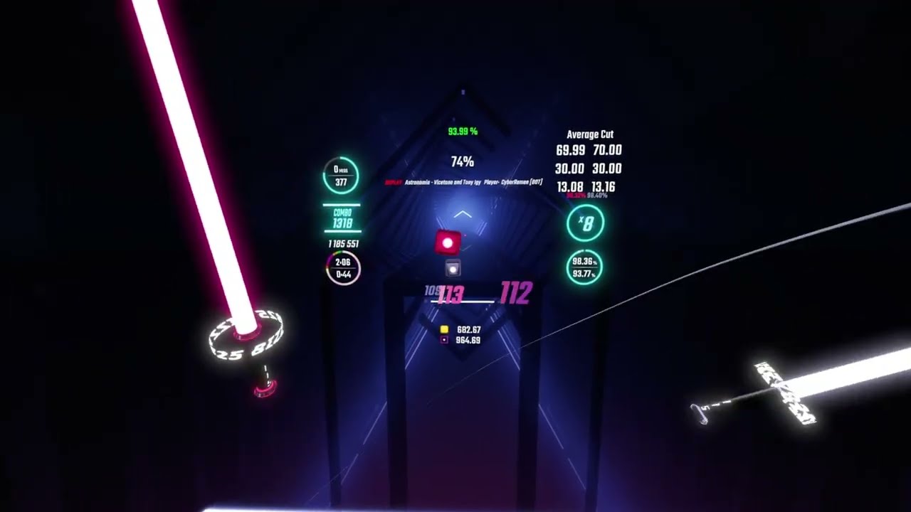 [Beat Saber AI] Coffin Dance - 98.39% FC - 690pp
