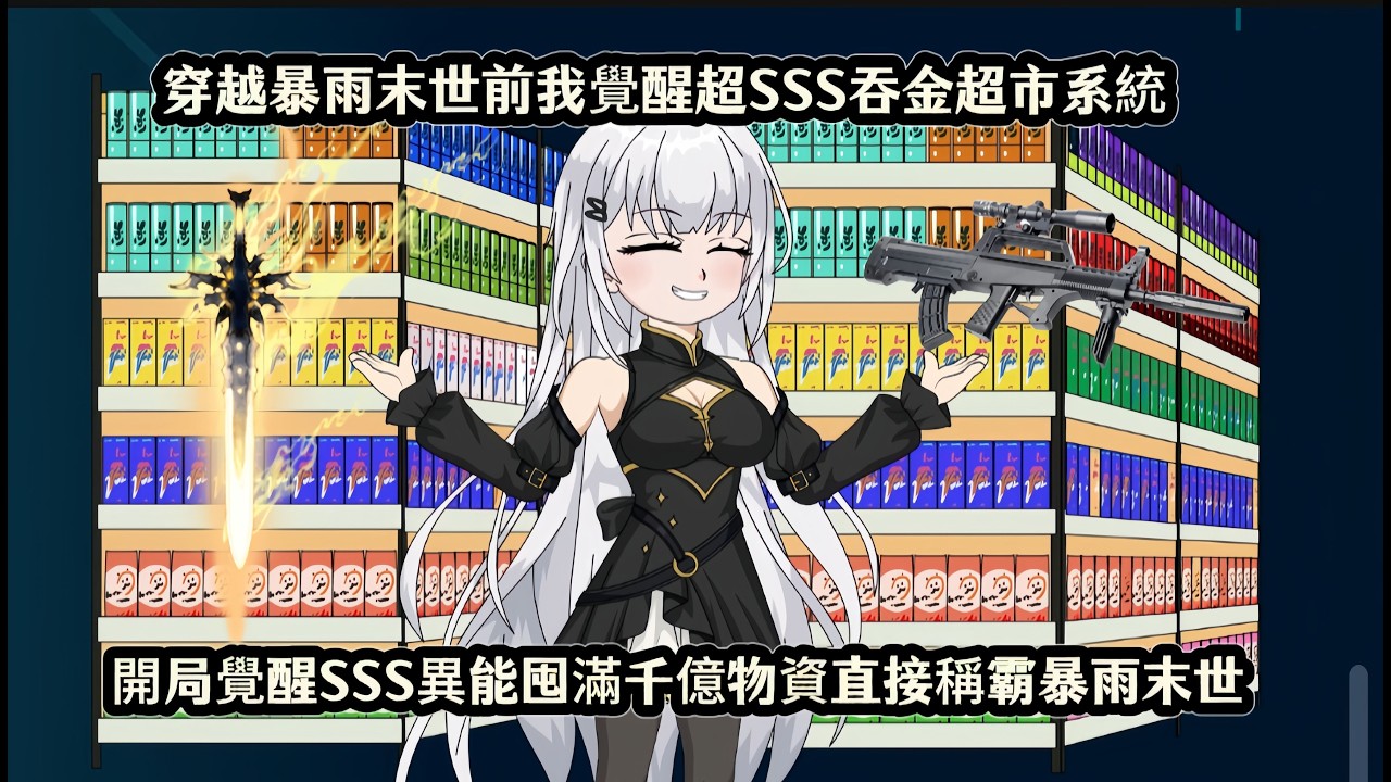 穿越暴雨末世前我覺醒超SSS吞金超市系統，開局覺醒SSS異能囤滿千億物資直接稱霸暴雨末世
