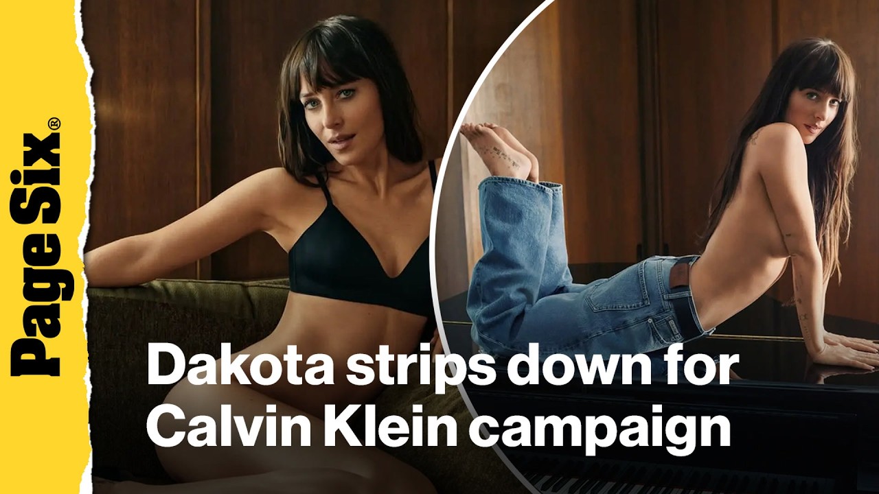 Дакота Джонсон раздевается для откровенной новой рекламной кампании Calvin Klein.